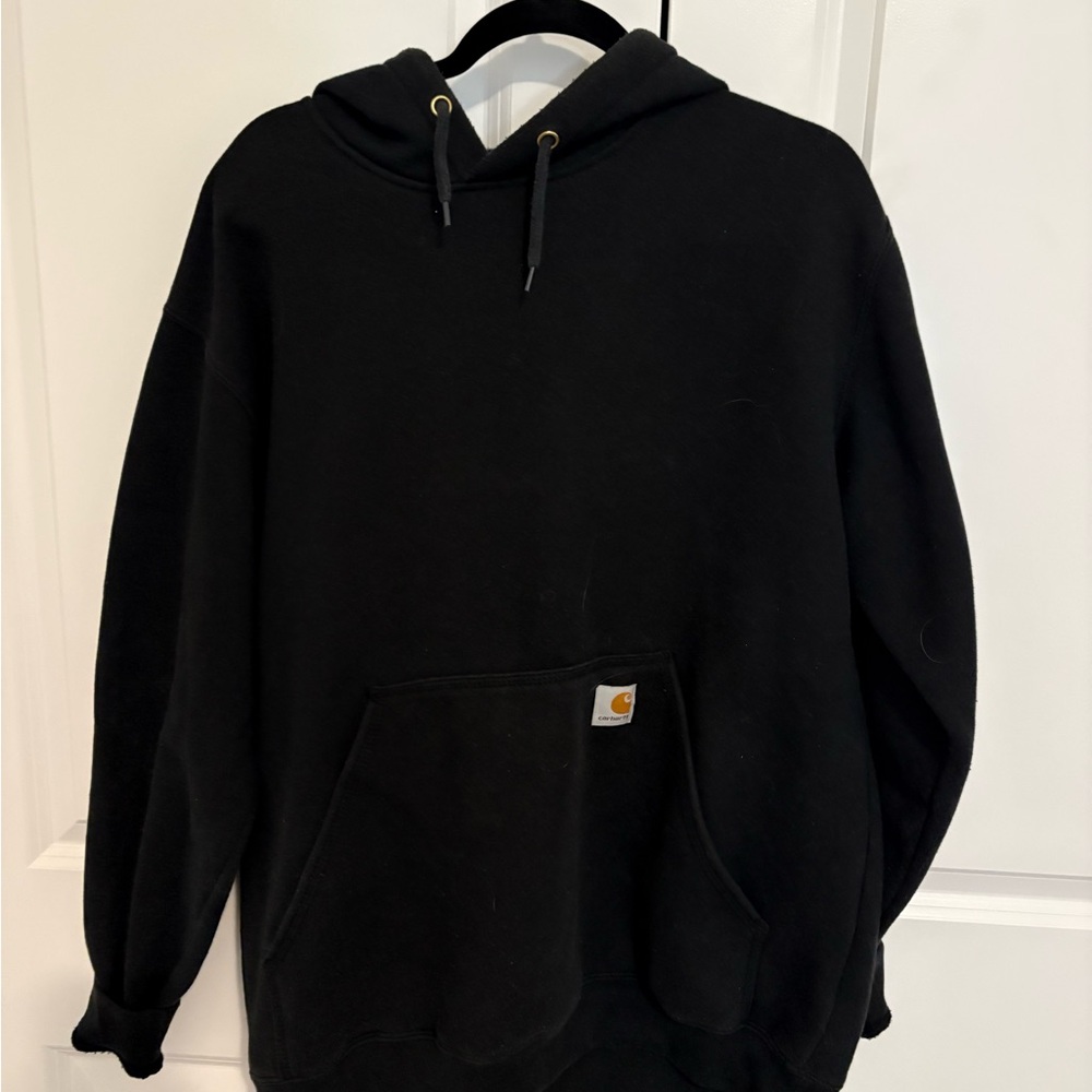 Carhartt Black Pullover Hoodie with Pocket